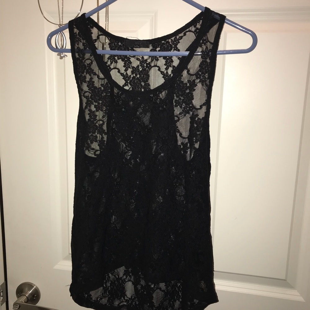 Black Lace Tank Top !